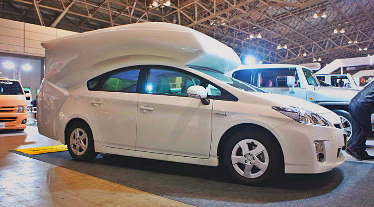 Toyota Prius als "Wohn-Mobil"