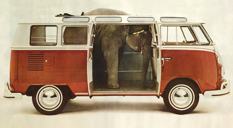 Die kreativste VW-Bulli-Werbung - Teil 1: Von Bohnen und Elefanten