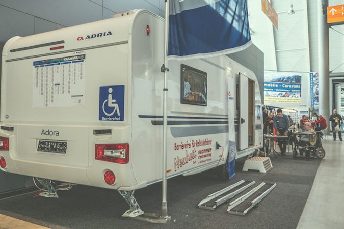 Barrierearmer (Miet-)Wohnwagen für Menschen mit Handicap