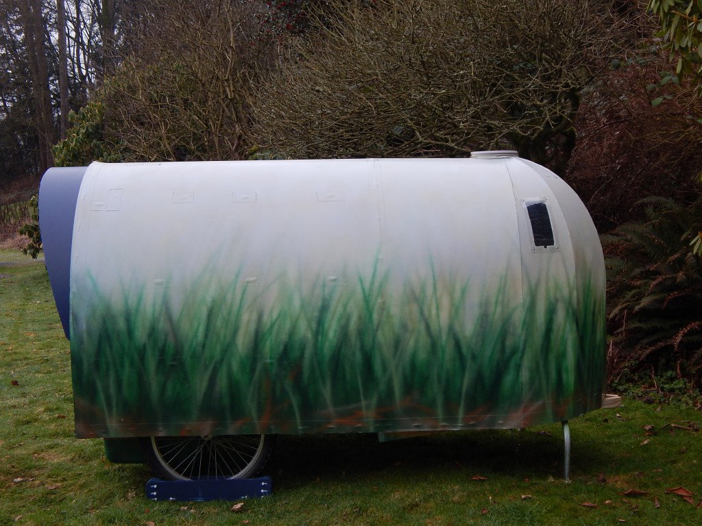 Micro Airstream Bike Camper