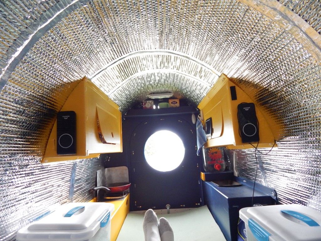 Micro Airstream Bike Camper