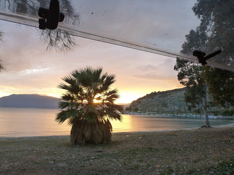 Sonnenuntergang auf dem Peloponnes