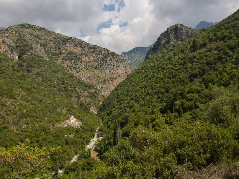 Die Viros Schlucht, Peloponnes