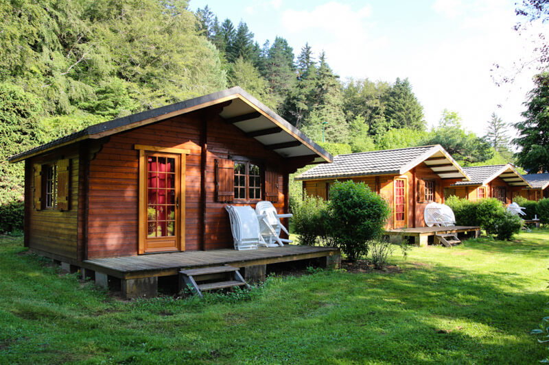 Mobile Homes auf Campingplatz in Frankreich