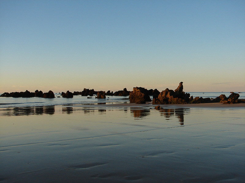 Abendstimmung am Playa de Trengadin, Spanien