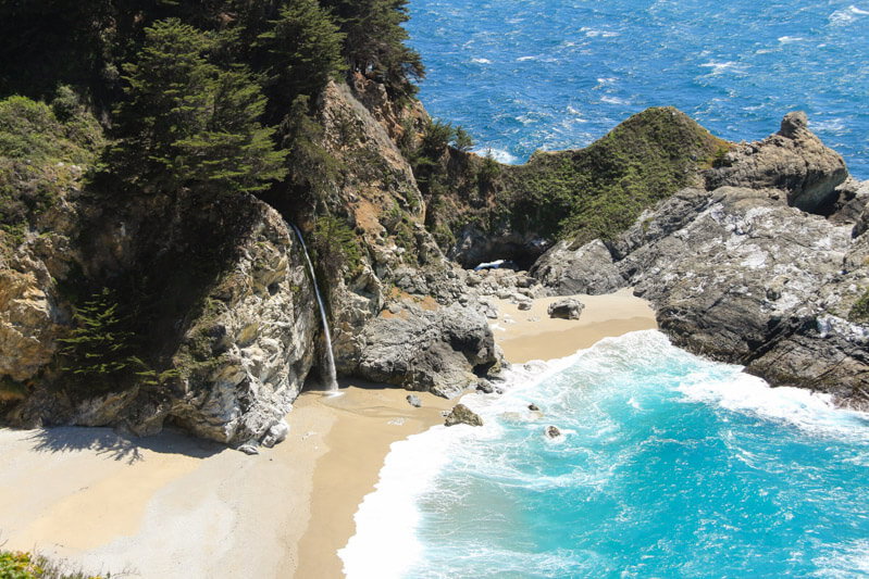 Julia Pfeiffer Bucht am Highway 1