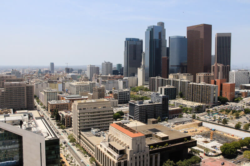 Ein Blick auf Los Angeles Downtown