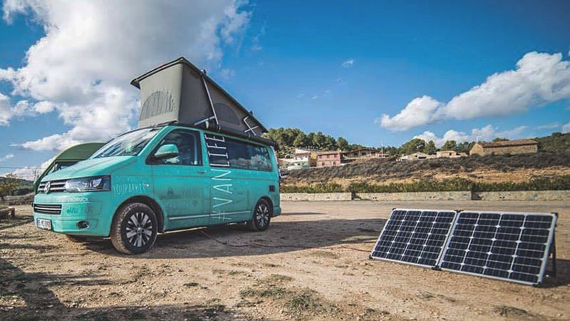 Mobile Solaranlagen fürs Camping