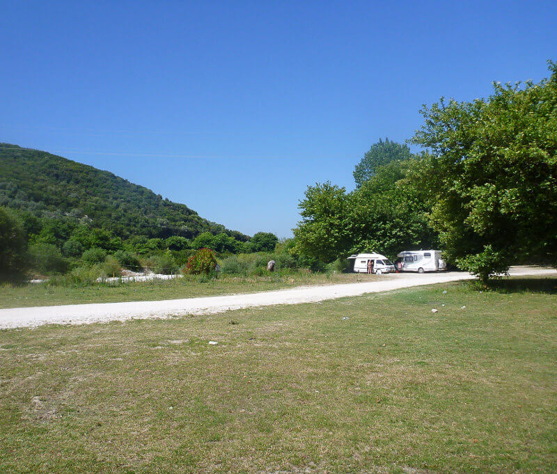 Camping am Acheron, Freistehen in Griechenland