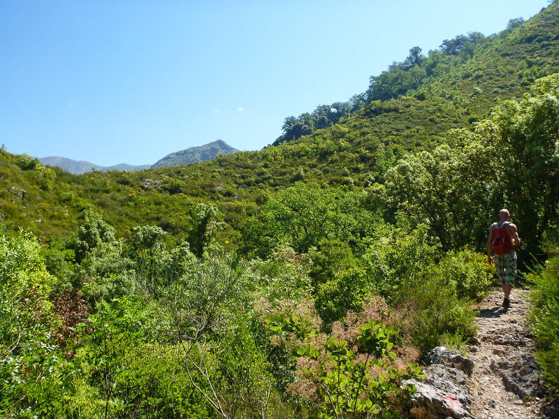 Wanderweg am Acheron in Griechenland
