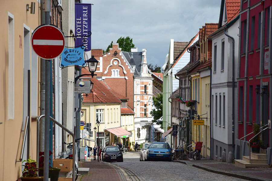Die schöne Innenstadt von Müritz