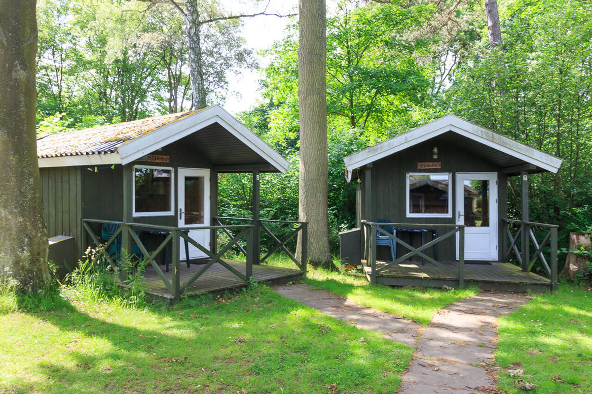 Campinghütten in Dänemark