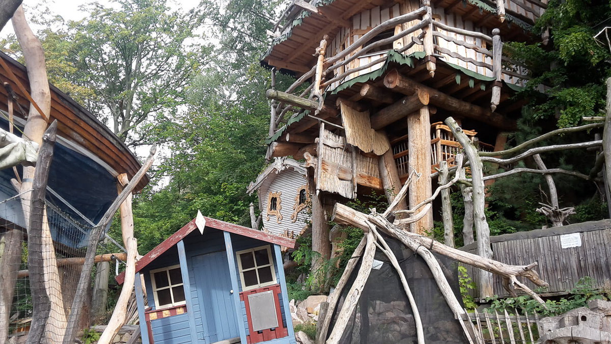Übernachten im Baumhaus Kriebelland