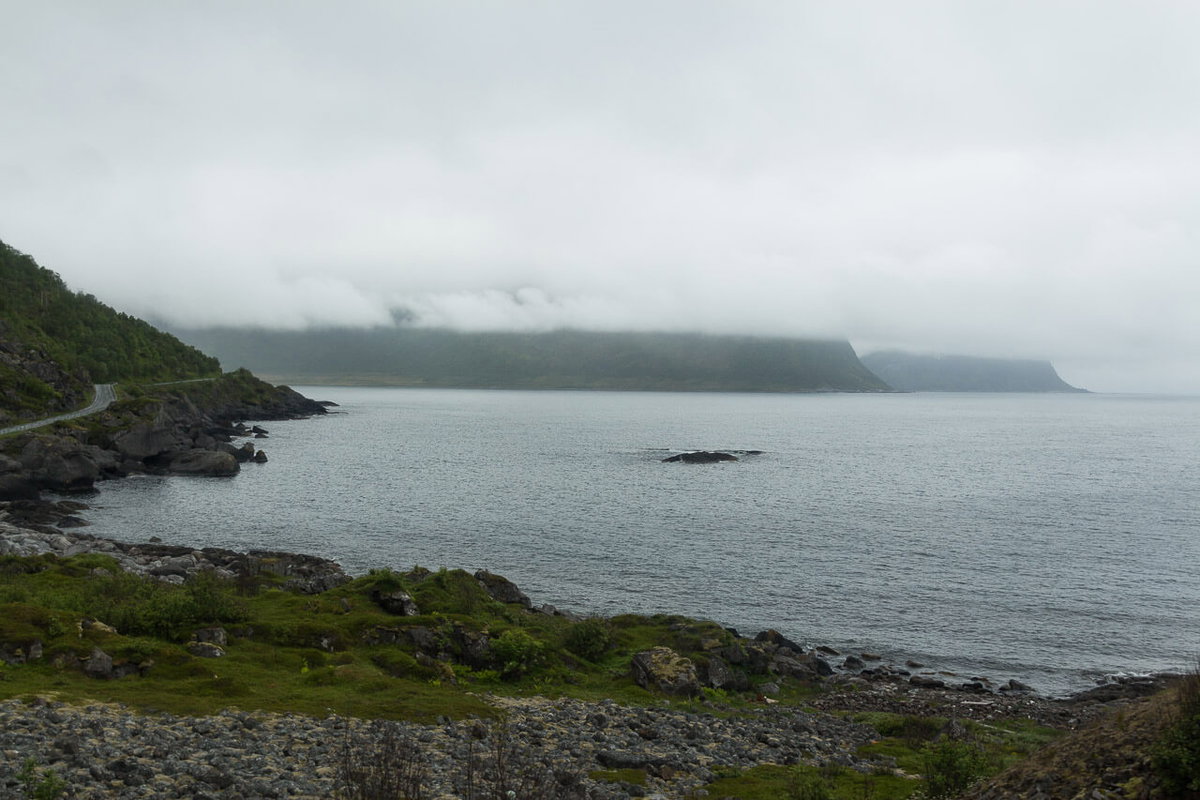 Schlechtes Wetter in Norwegen