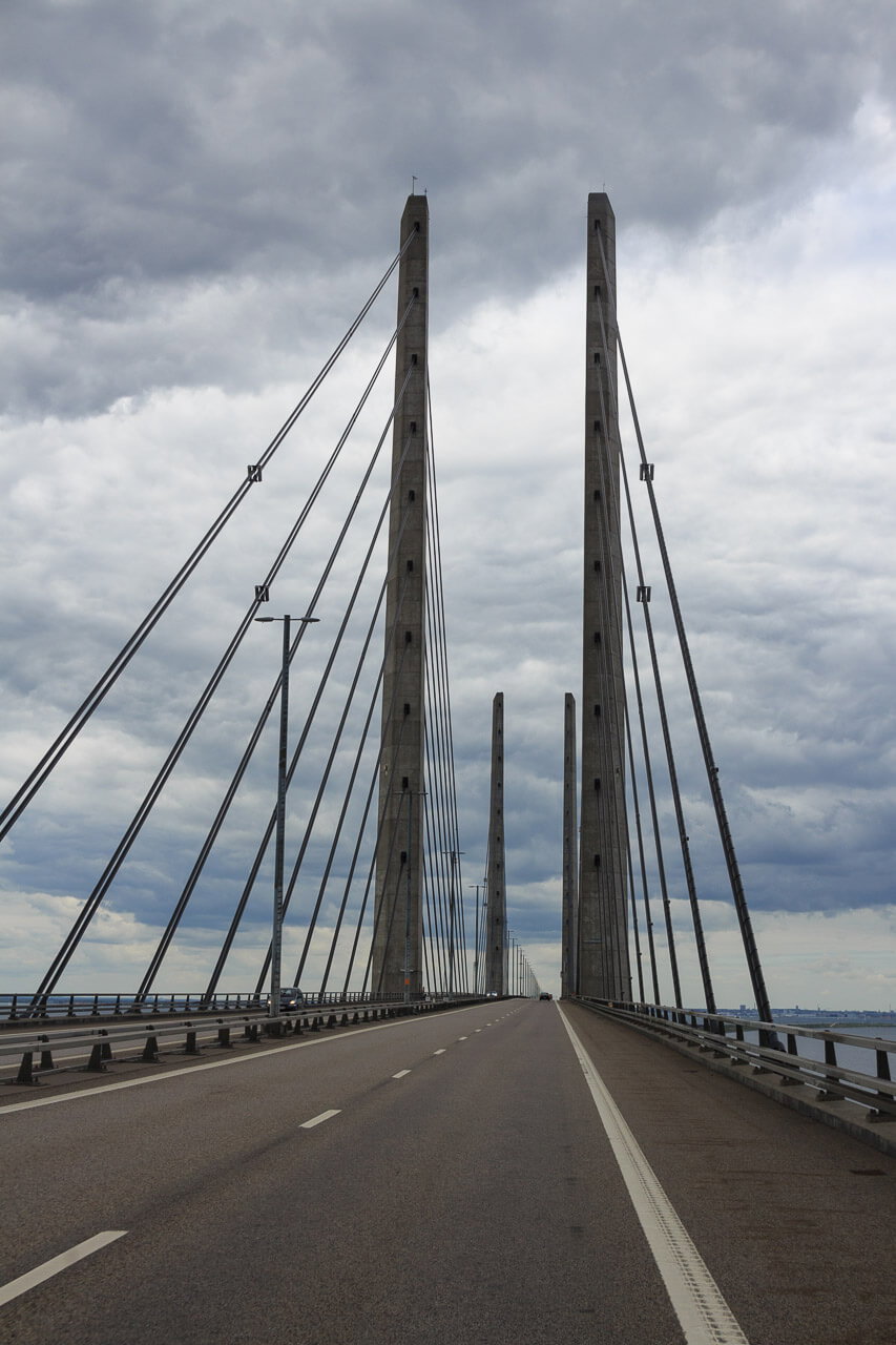 Die Storebæltsbroen in Dänemark