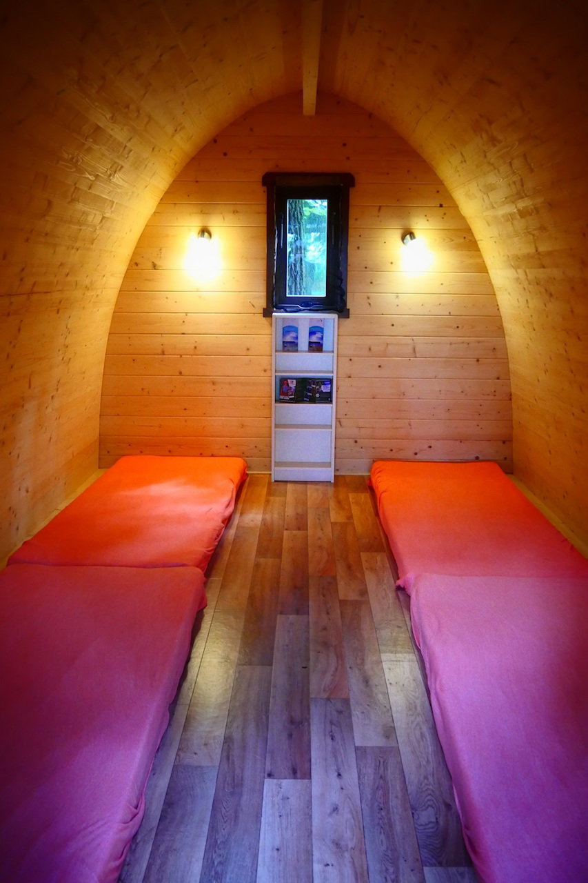 Übernachten im Pod im Kletterwald Leipzig