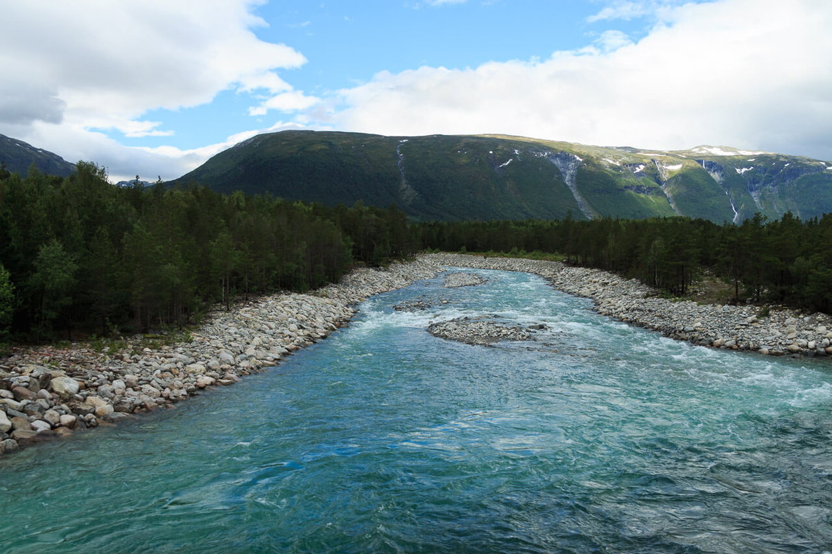 Ein Fluss in Norwegen