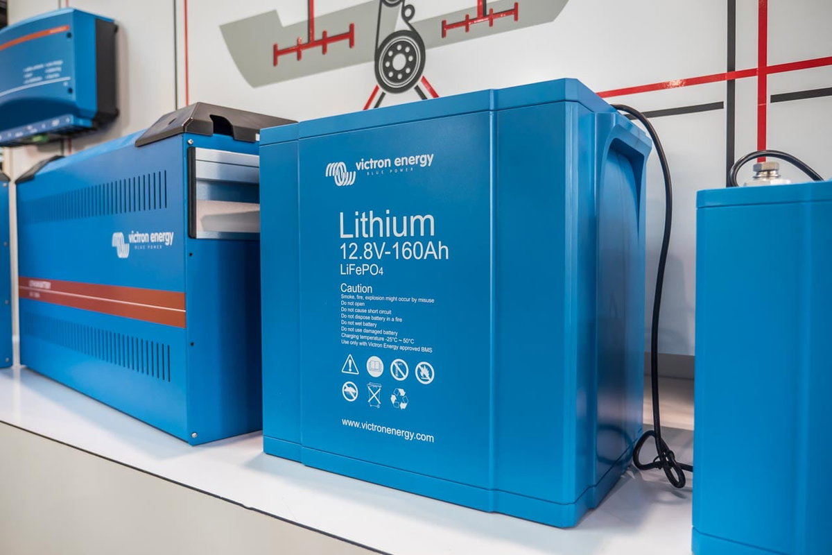 Verschiedene Größen von LiFePO4-Batterien