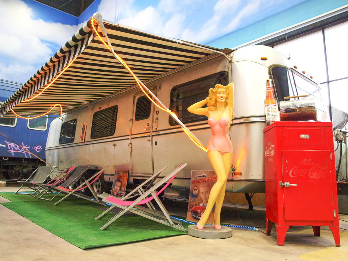 Airstream im BaseCamp