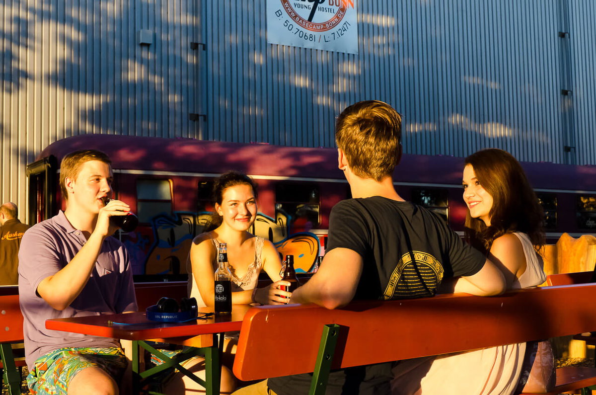 Biergarten im BaseCamp