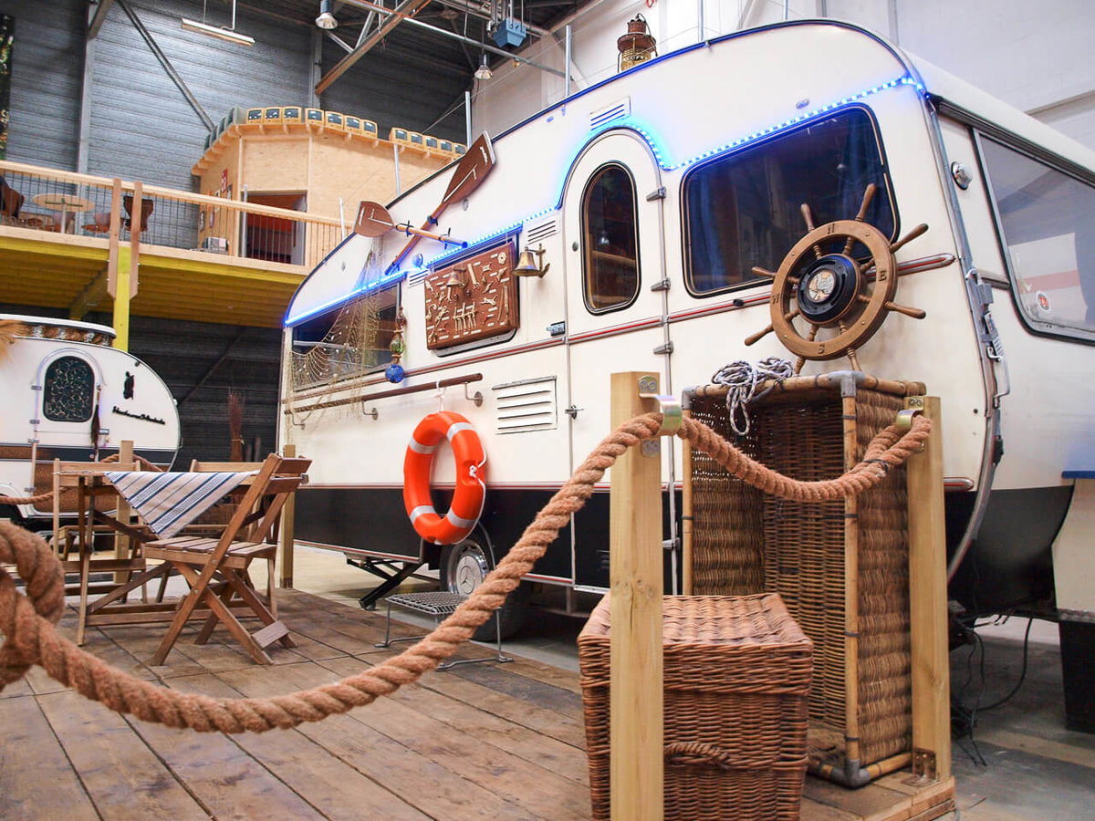 Hausboot im BaseCamp Bonn