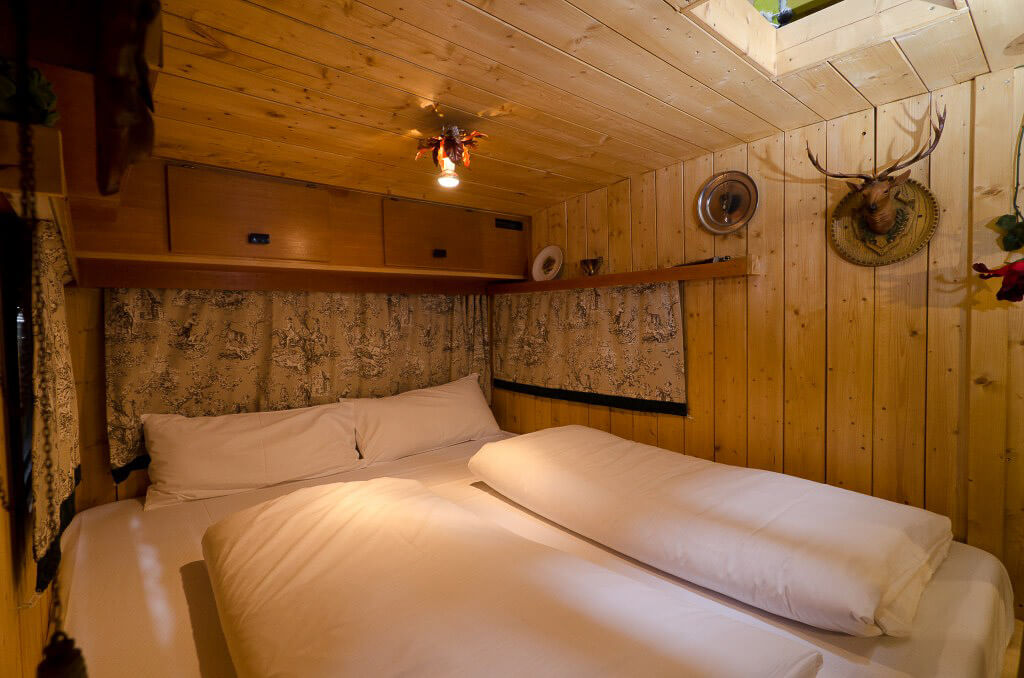 Jägerhütte von innen