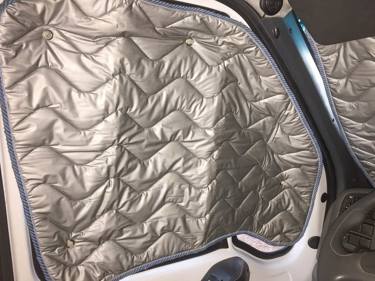 Thermoabdeckung innen im Wohnmobil