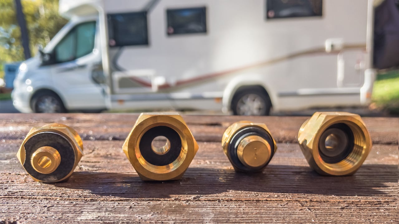 Gas-Adapter beim Camping in Europa