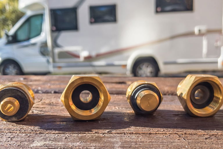 Gas-Adapter beim Camping in Europa