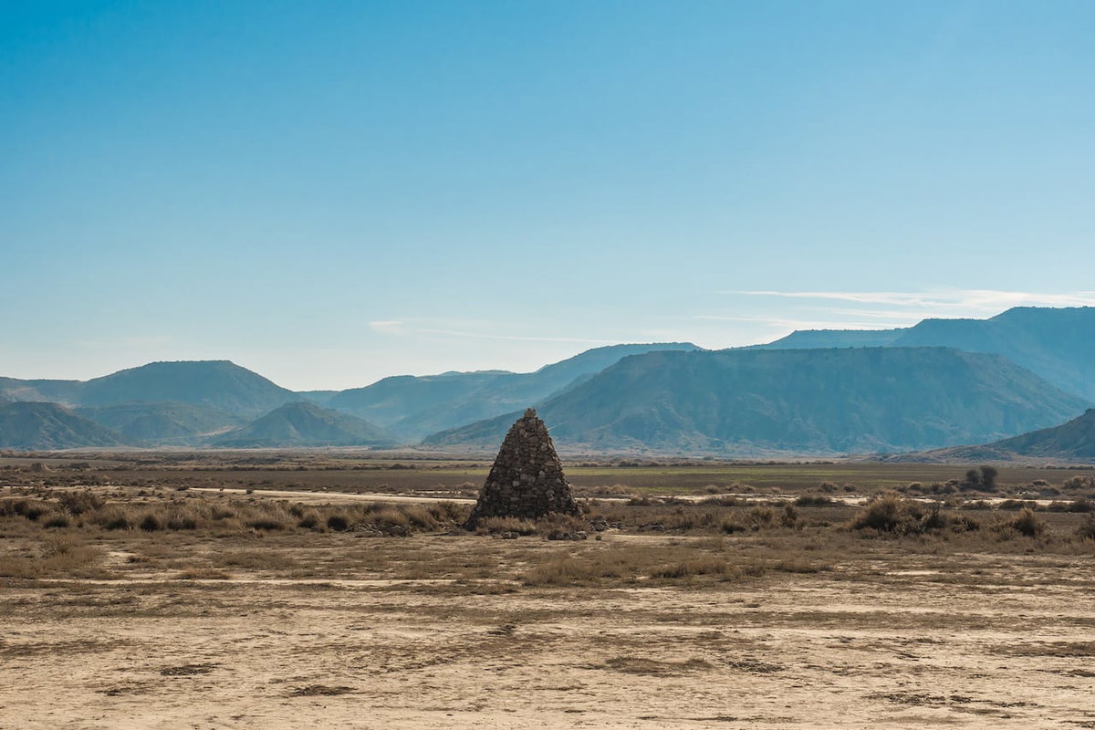 Steinformationen in Bardenas Reales