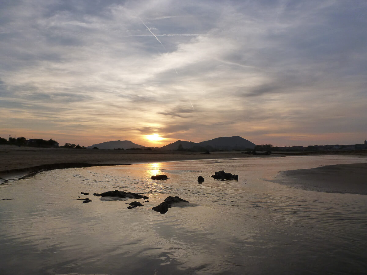 Ein Sonnenuntergang in Kantabrien