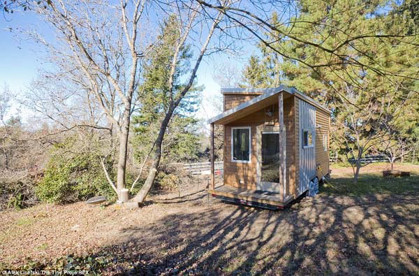 Ein kleines Minihaus in Kalifornien