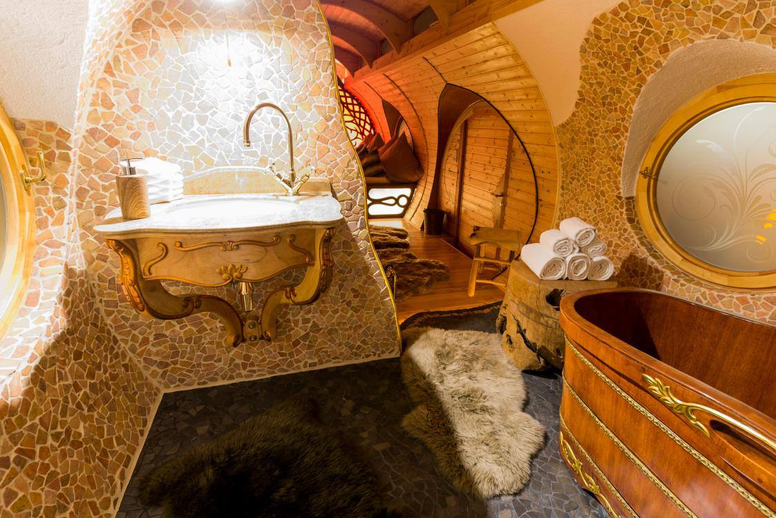 Luxusbad in einem Tiny House