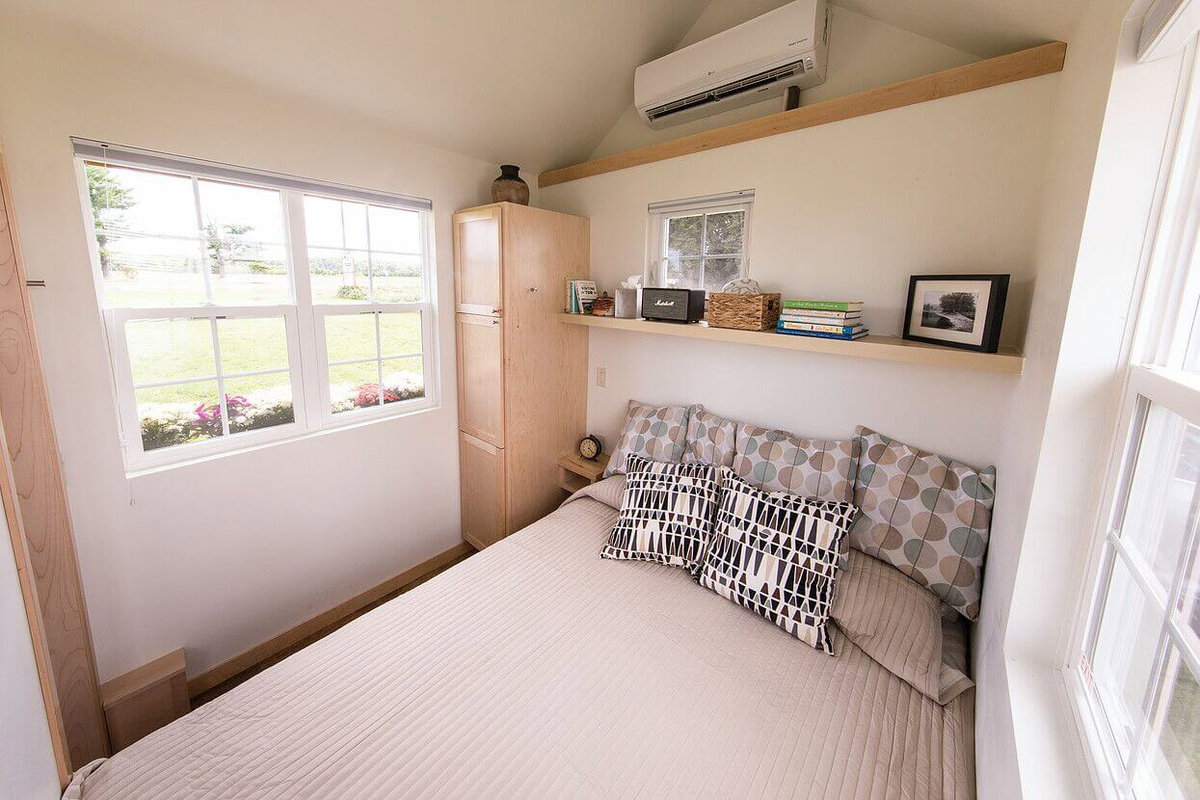 Schlafzimmer im Tiny House