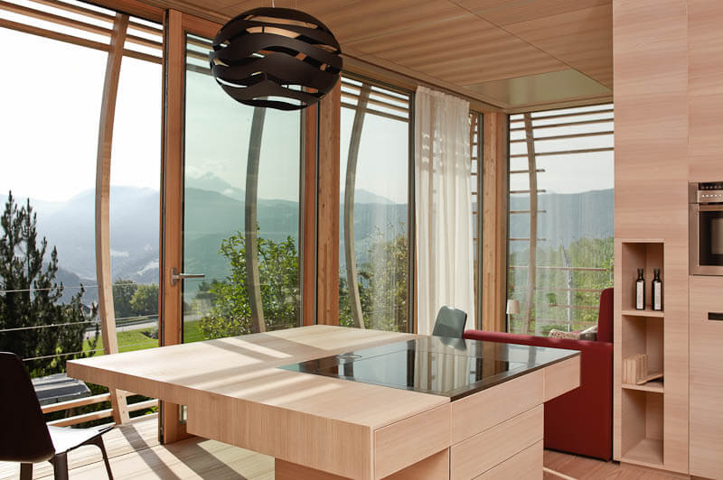 Inneneinrichtung vom Tiny House Fincube