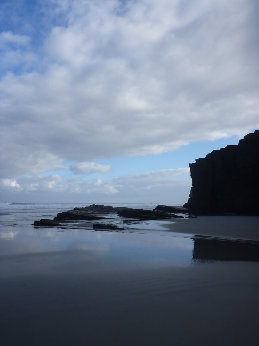 Blick auf den Playa de Catedrales