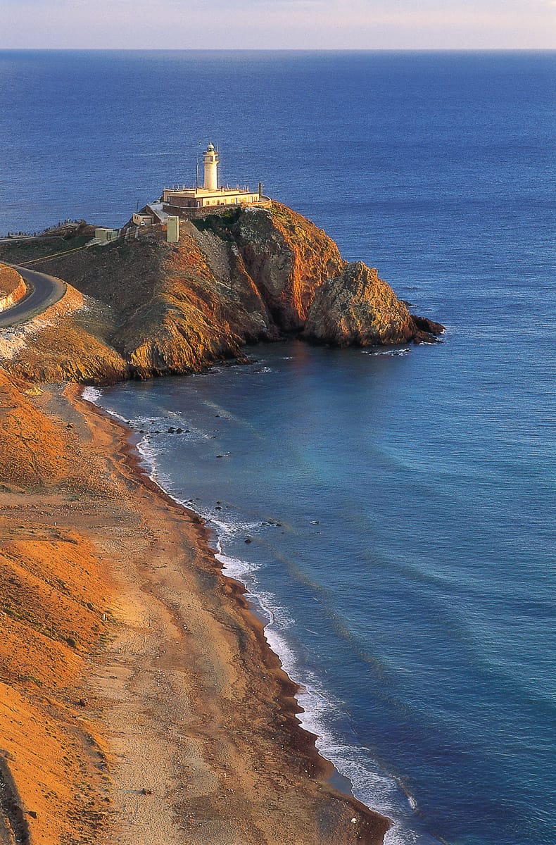 Toller Blick ueber das Fruehjahrs Reiseziel Cabo de Gata