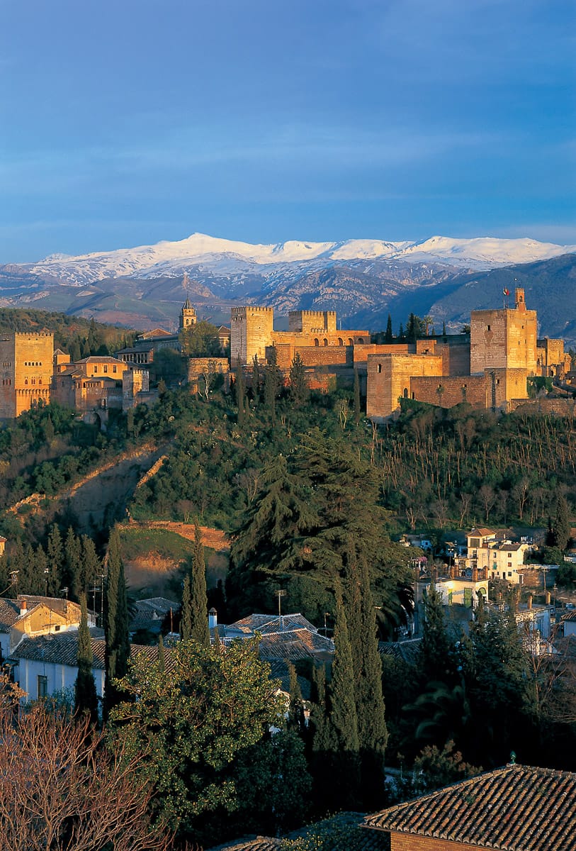 Abendliches Licht auf Granada