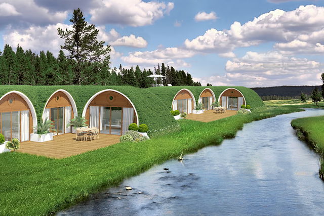 Green Magic Homes: Leben unter einem Dach aus Blumen