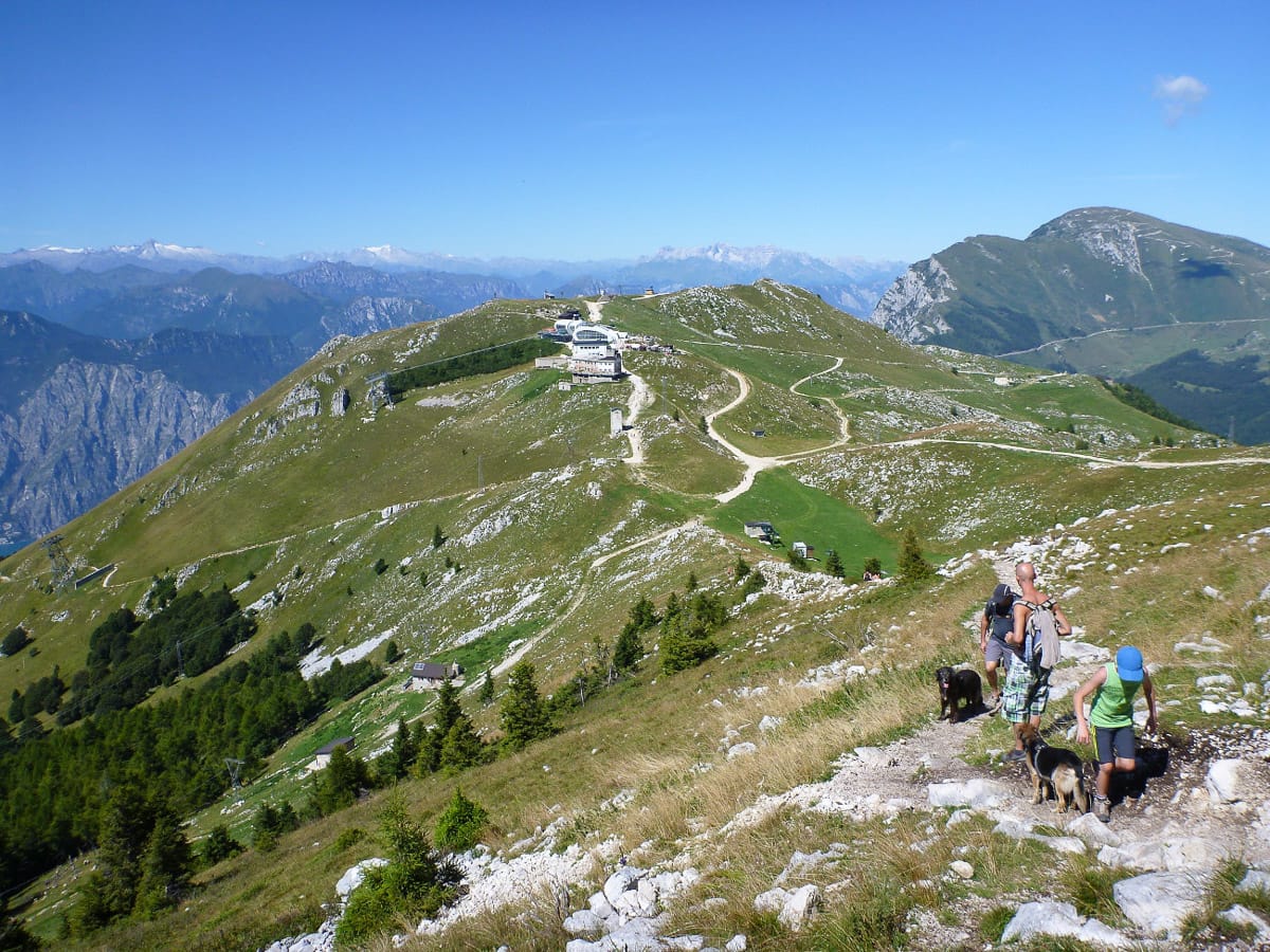 Wanderwege auf dem Monte Baldo in Italien