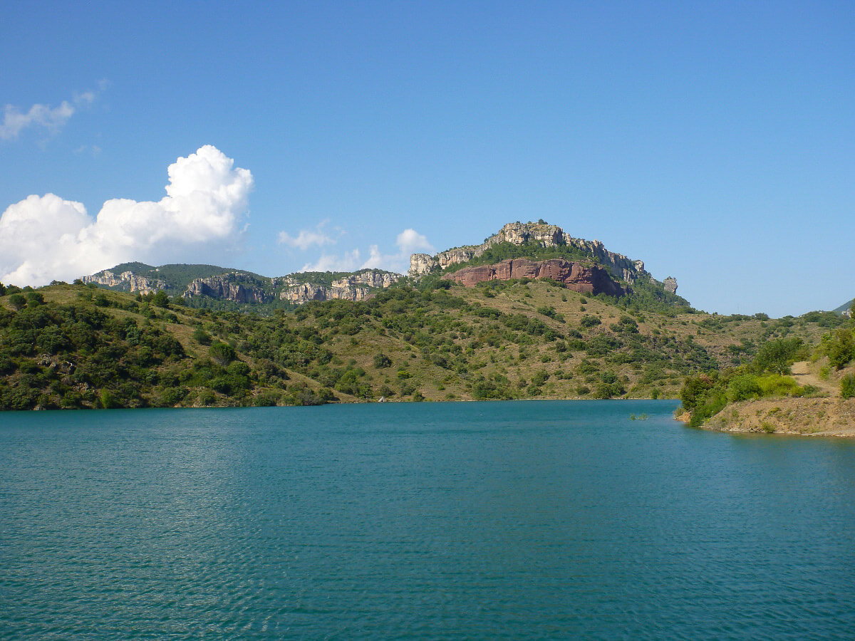 Der traumhafte Stausee in Siurana, Katalonien