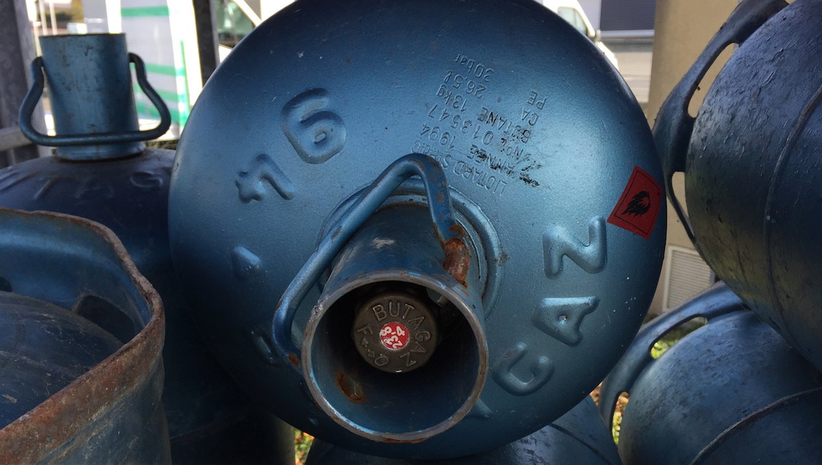 Gas für Camper in Frankreich: Butagaz