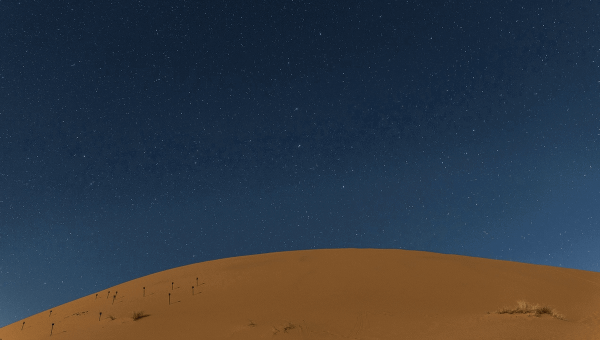 Blick vom Desert Luxury Glamping Camp Marokko