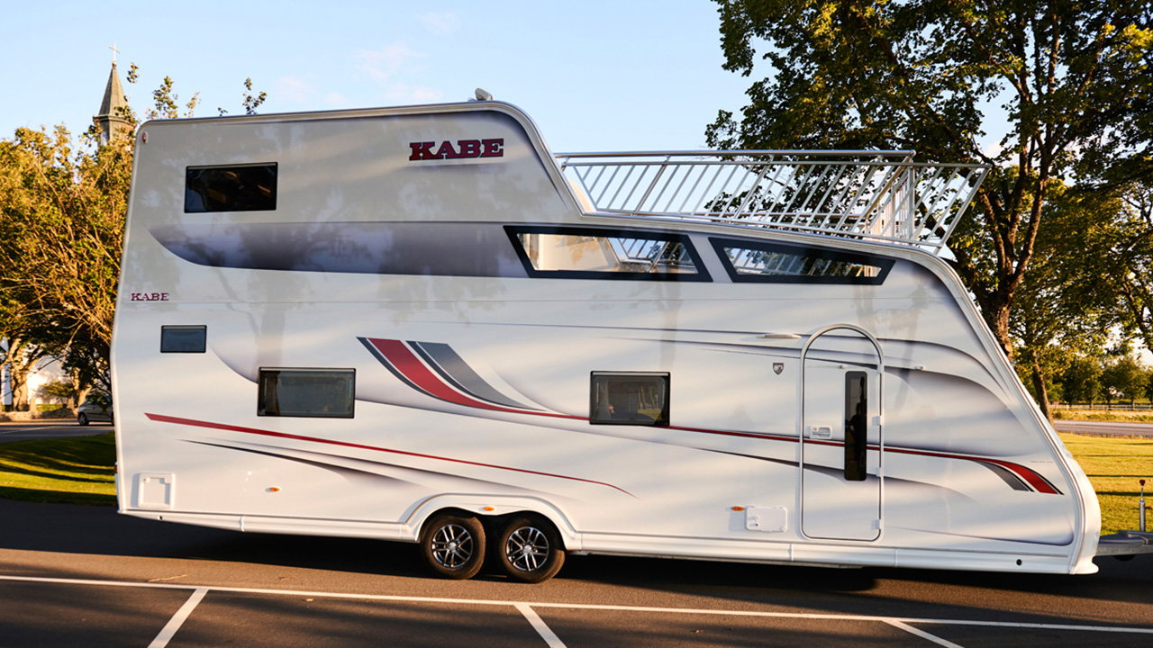 Caravan mit Ausblick: KABE Tower ist größter Wohnwagen der Welt