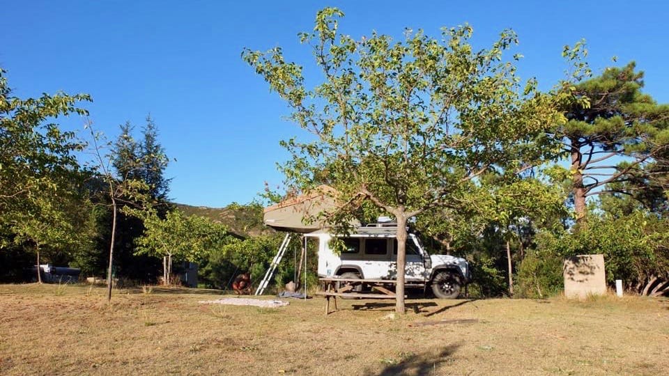 Privates Camping in Frankreich