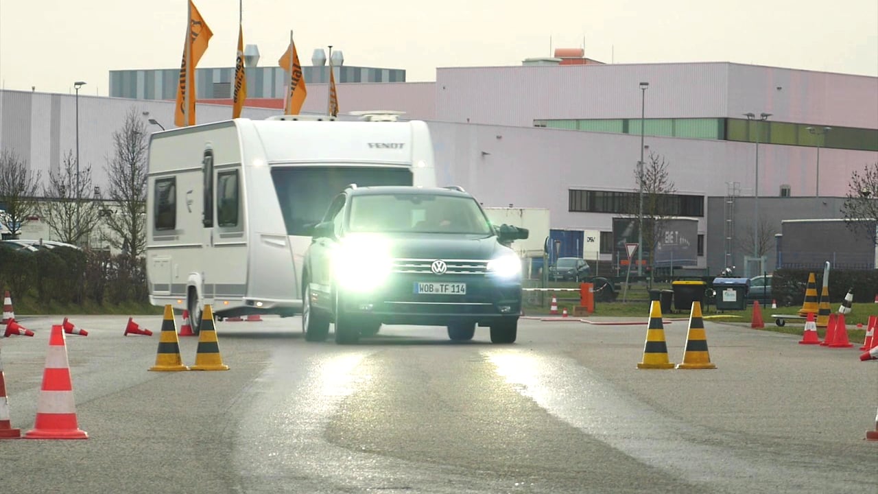 Fahrsicherheitstraining für den Wohnwagen - ein Selbstversuch