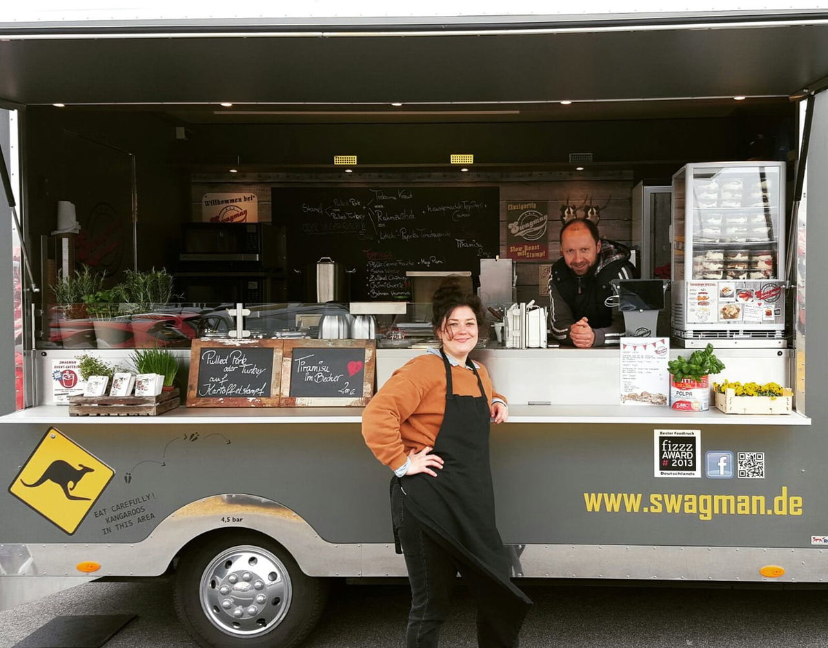 Das Team vom Food Truck Swagman