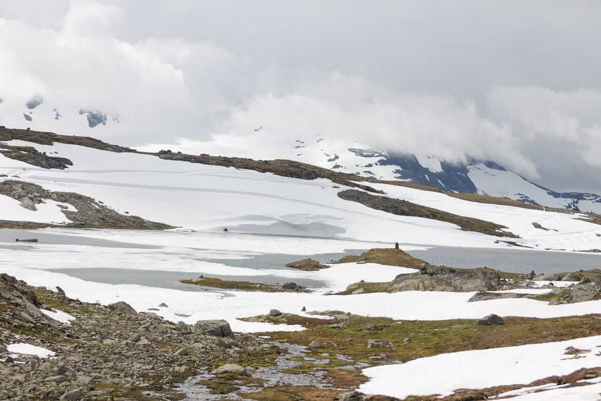Schnee in Norwegen