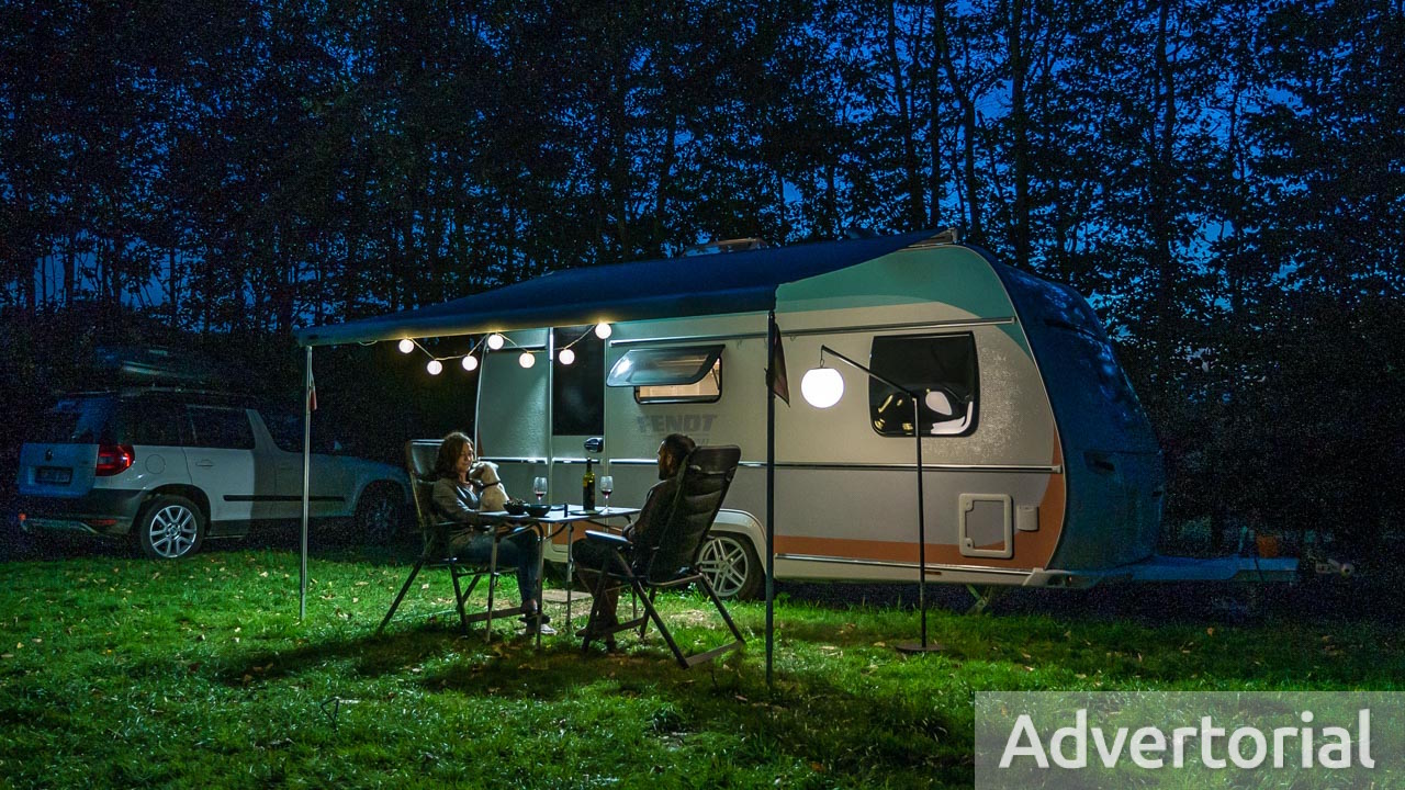 Stimmungsbeleuchtung auf dem Campingplatz - Outdoor-Akkuleuchten von Paulmann im Test