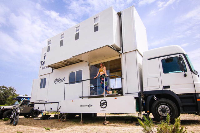 Das Truck Surf Hotel: Sechs Räder, fünf Sterne und eine außergewöhnliche Idee